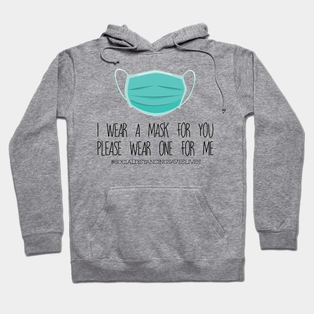 I wear a mask Hoodie by Manlangit Digital Studio